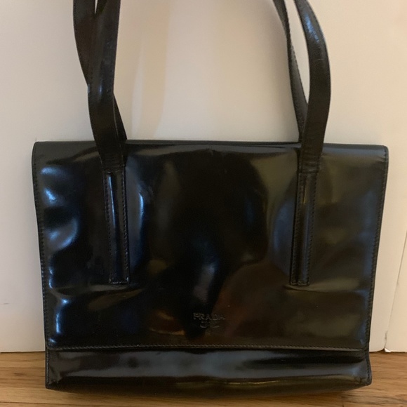 PATENT LEATHER PRADA PURSE - Picture 1 of 5